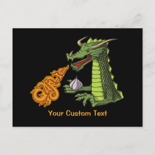 Garlic Dragon Postcard