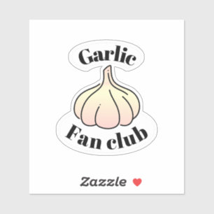 Garlic Fan Club Sticker