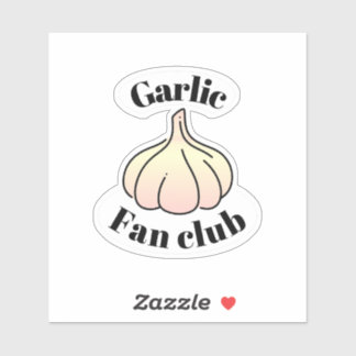 Garlic Fan Club Sticker