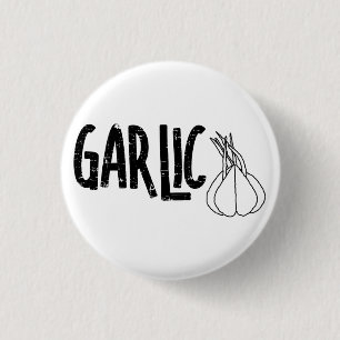 Garlic Garlic Text Button