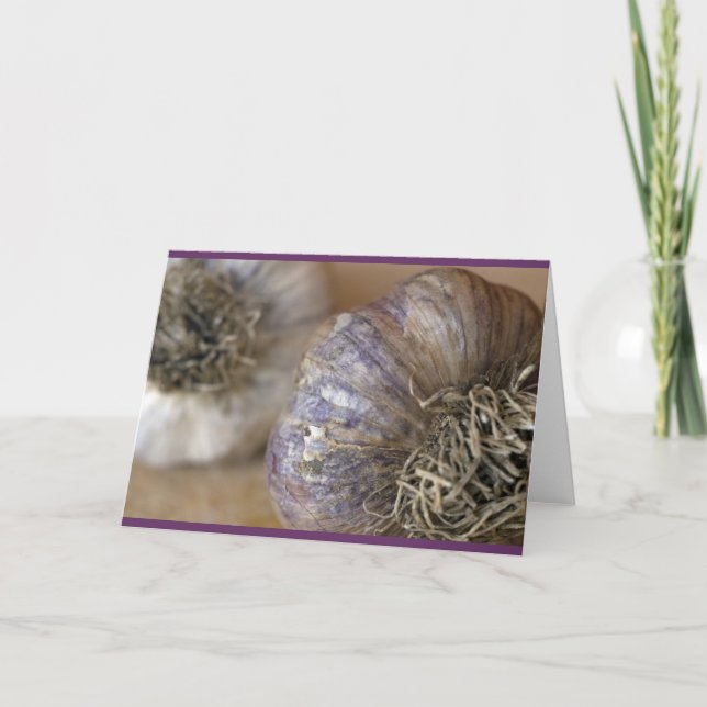 Garlic heads card (Front)