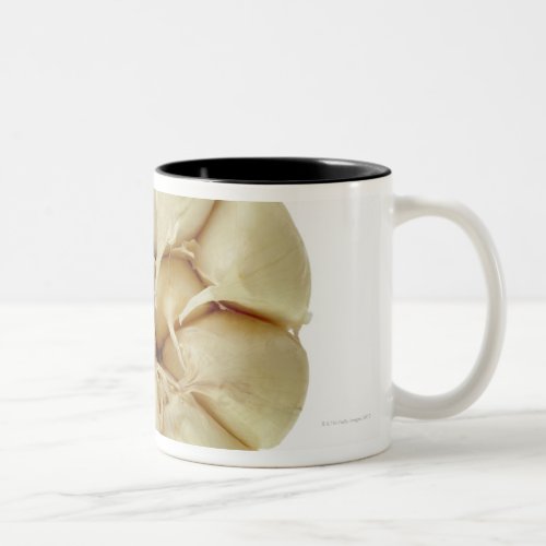 Garlic  isolated on white background DFF image Two_Tone Coffee Mug