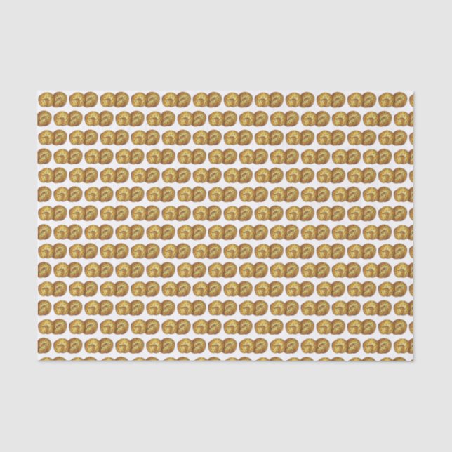 Garlic Knots Bread Roll Italian Food Cooking Chef Tissue Paper (Front)