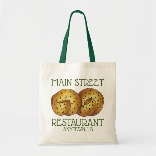 Garlic Knots Bread Roll Italian Food Restaurant Tote Bag