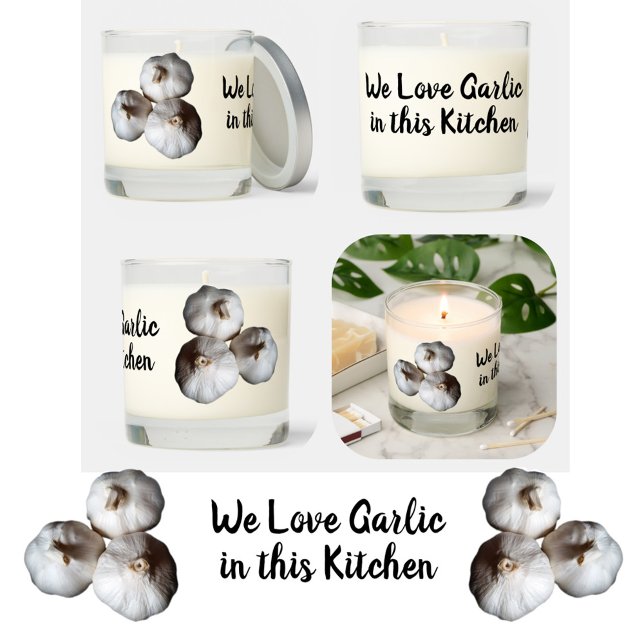 Garlic Lovers Kitchen Scented Candle (Creator Uploaded)