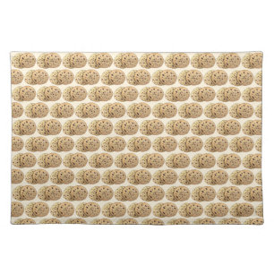 Garlic Naan Baked Indian Flatbread Cuisine Food Cloth Placemat