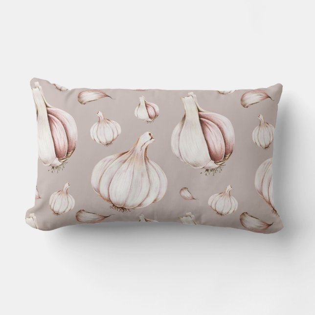 Garlic Pattern Lumbar Pillow (Front)