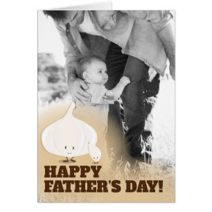 Garlic Photo Father’s Day Card
