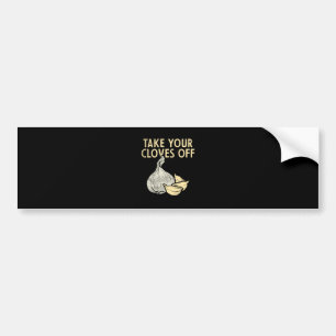 Garlic Plant Bumper Sticker