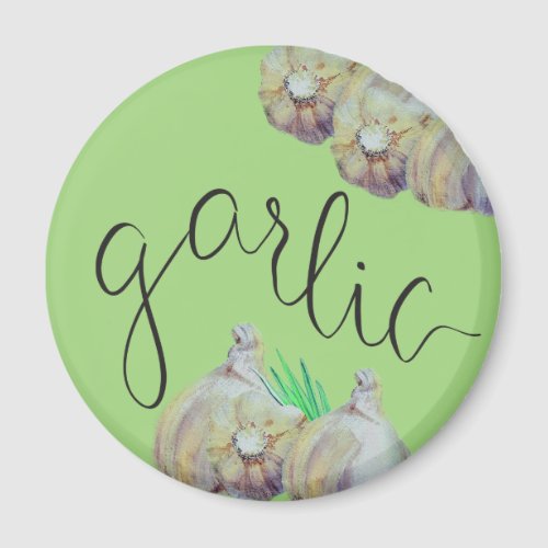 Garlic spice magnet