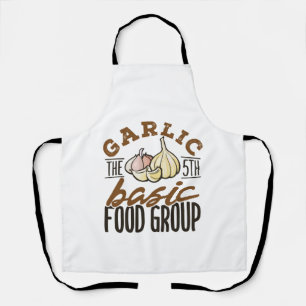 Garlic the 5th Basic Food Group Apron