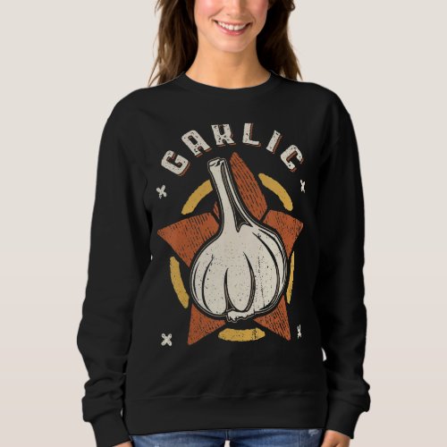 Garlic Vintage Retro Classic Sweatshirt