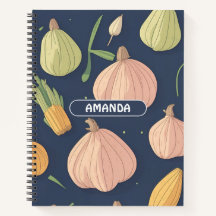 Garlic Watercolor Colorful Personalized Pattern