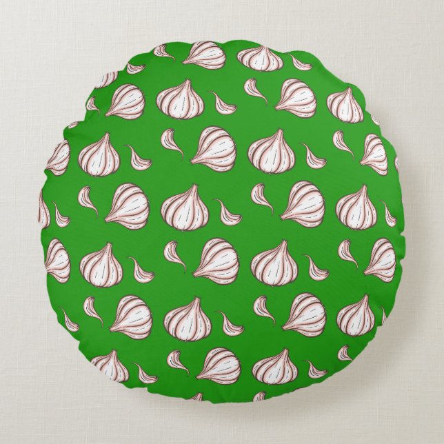 Garlleg Round Pillow (Front)