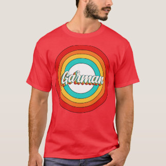 Garman Name Shirt Vintage Garman Circle