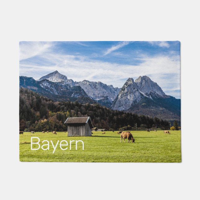 Garmisch Partenkirchen Alps Bavaria Germany Doormat (Front)