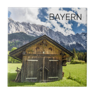 Garmisch Partenkirchen Bavaria Alps Panorama Ceramic Tile