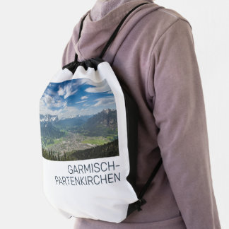 Garmisch-Partenkirchen Bavaria Alps Panorama Gift Drawstring Bag