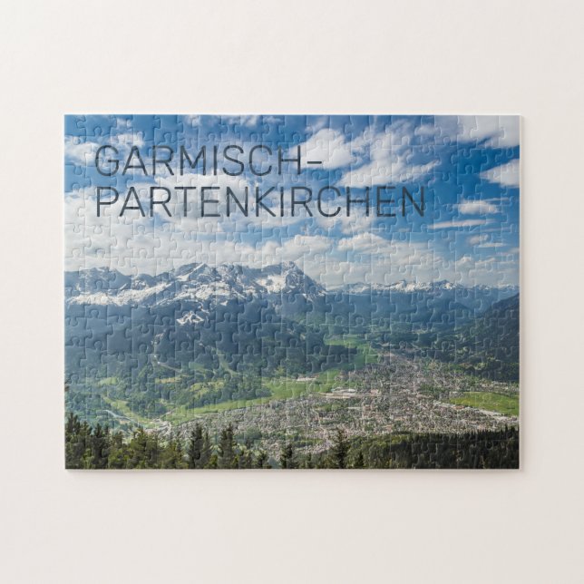 Garmisch-Partenkirchen Bavaria Alps Panorama Gift Jigsaw Puzzle (Horizontal)