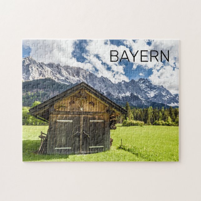 Garmisch Partenkirchen Bavaria Alps Panorama Jigsaw Puzzle (Horizontal)