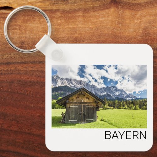 Garmisch Partenkirchen Bavaria Alps Panorama Keychain