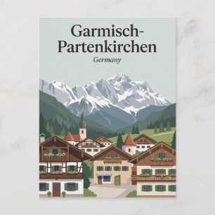 Garmisch-Partenkirchen, Germany Postcard