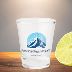 Garmisch-Partenkirchen Germany Ski shot glass