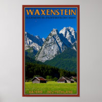 Garmisch - Waxenstein Poster
