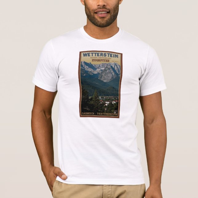 Garmisch - Zugspitze above Town T-Shirt (Front)