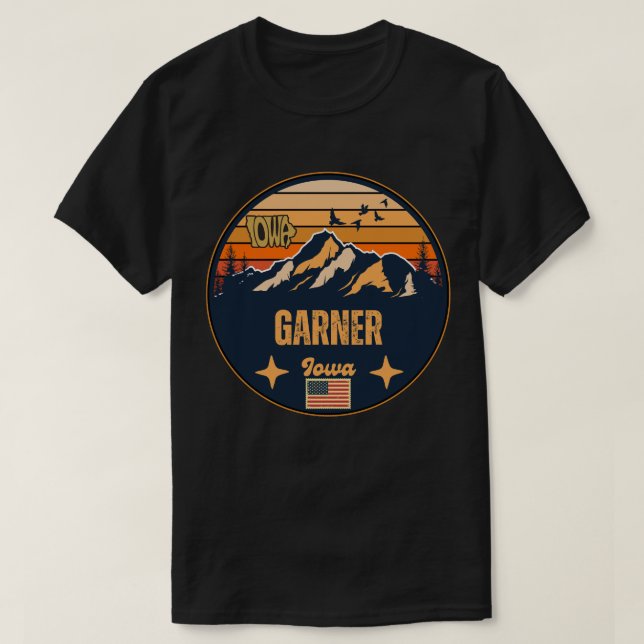 Garner, Iowa Ia, United States T-Shirt (Design Front)