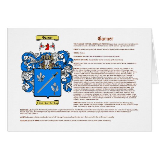 Garner (meaning) cards (Front Horizontal)