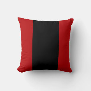 Garnet and Black I Throw Pillow