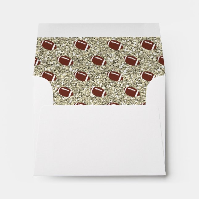 Garnet and Gold Invitation Envelope A2 (Back (Bottom))