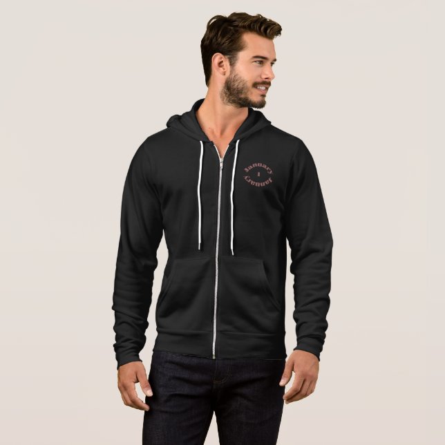 Garnet Birthstone - January T-Shirt Hoodie (Front Full)