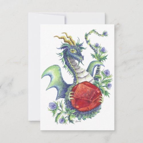 Garnet Dragon Card