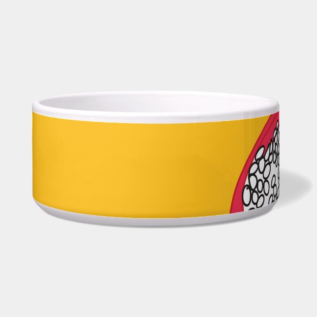Garnet Fruit: Hand-Drawn Vintage Pattern. Bowl (Front)