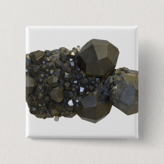 Garnet in Natural Form Button (Front)