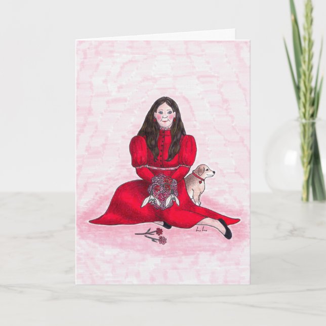 Garnet - January birthday Card (Front)