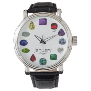 Garnet, January Birthstone Watch
