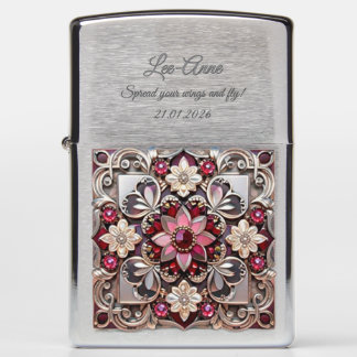 Garnet January Birthstone  Zippo Lighter