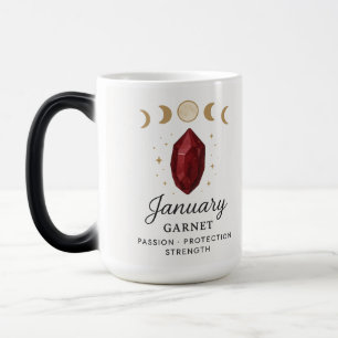Garnet – January's Gem of Protection and Passion Color Morph Mug
