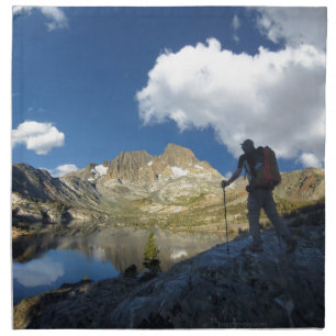 Garnet Lake and Banner Peak 2 - John Muir Trail Cloth Napkin