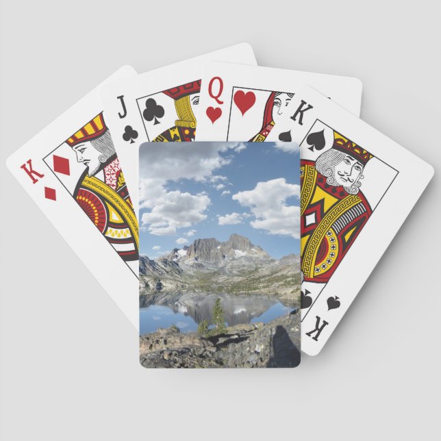 Garnet Lake and Banner Peak - John Muir Trail Poker Cards (Back)