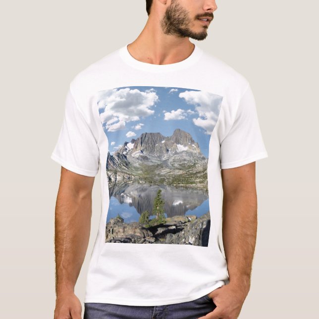 Garnet Lake and Banner Peak - John Muir Trail T-Shirt (Front)
