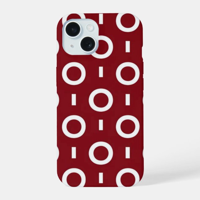 Garnet Orbit Iphone Case (Back)