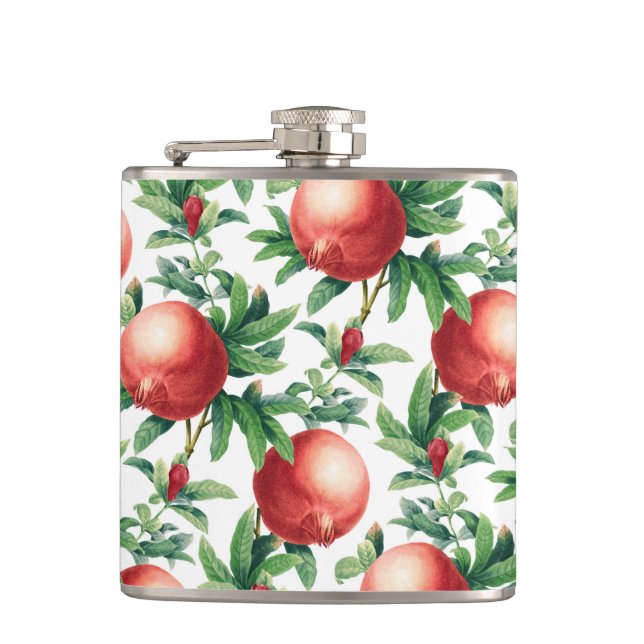 Garnet pattern flask (Front)
