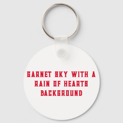 Garnet Sky A Shower of Hearts Keychain