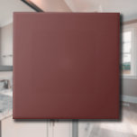 Garnet Solid Color | Classic | Elegant Ceramic Tile<br><div class="desc">Garnet Solid Color | Classic | Elegant | Trendy | Stylish | Gift</div>