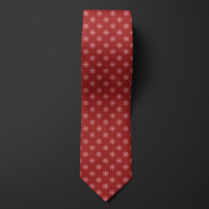 Garnett Red Spark Plug Mechanic's Neck Tie