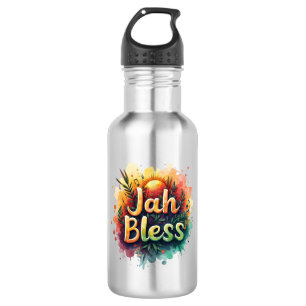 Garrafa de Água Jah Bless - Reggae Vibes Stainless Steel Water Bottle